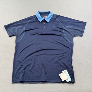 NEW Puma Golf Polo Shirt Men's XL Navy Blue Cool Cell Short Sleeve Activewear